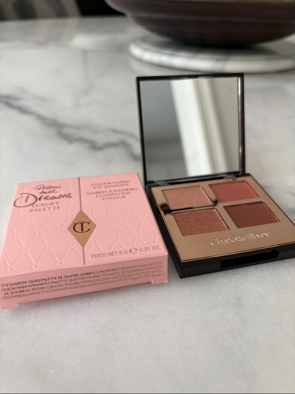 NEW Charlotte Tilbury Eye Shadow Pillow Talk Dreams Luxury Palette NWT
